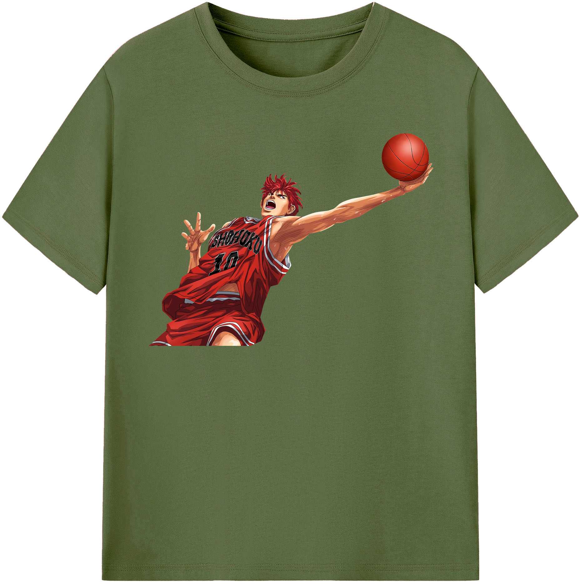 （画像用） SLAM DUNK／スラムダンク 綿100％半袖Tシャツ（フロントプリント）
